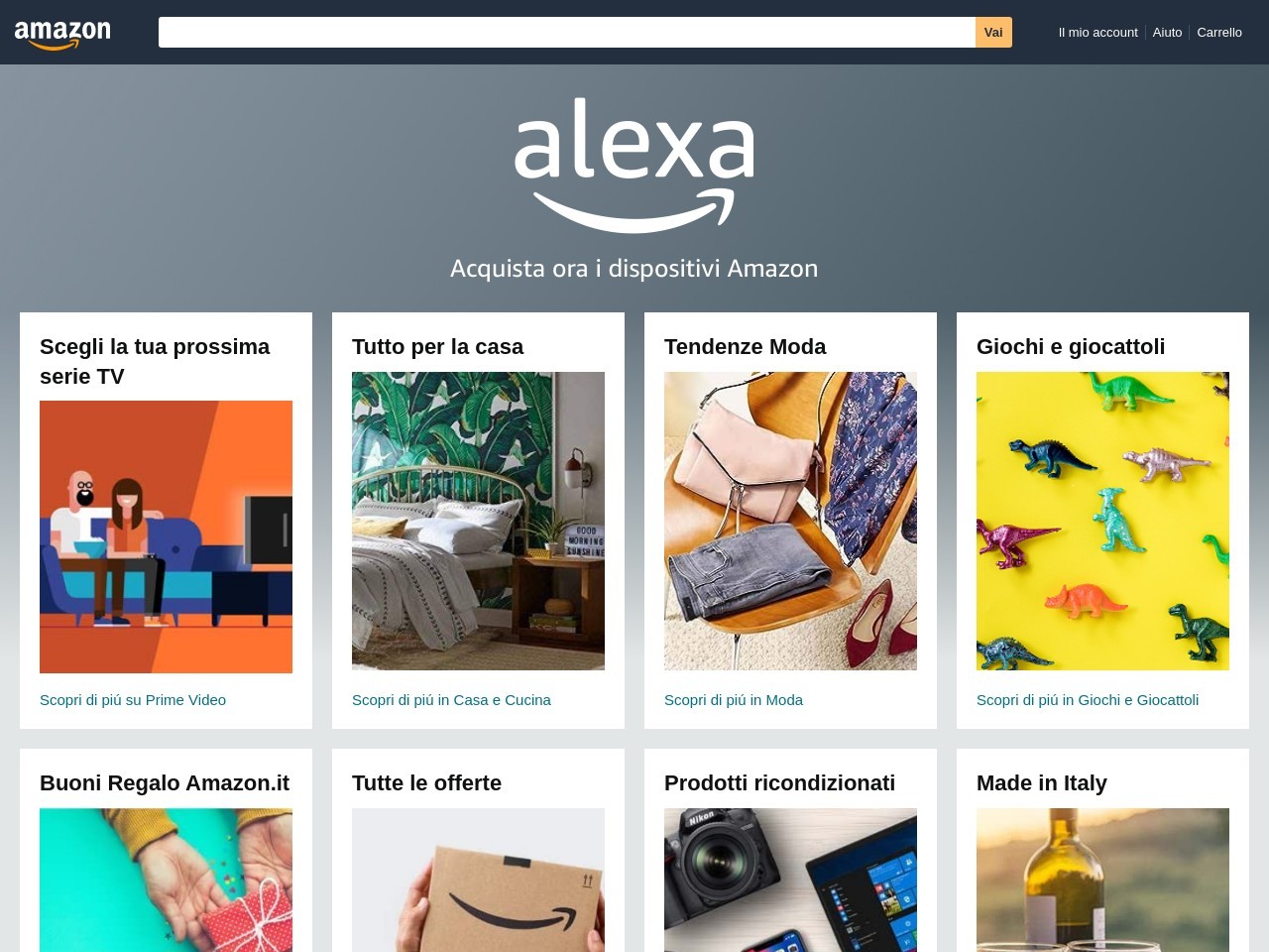 Amazon.it 134b7edd0c5f45bfc8488b1395553eff