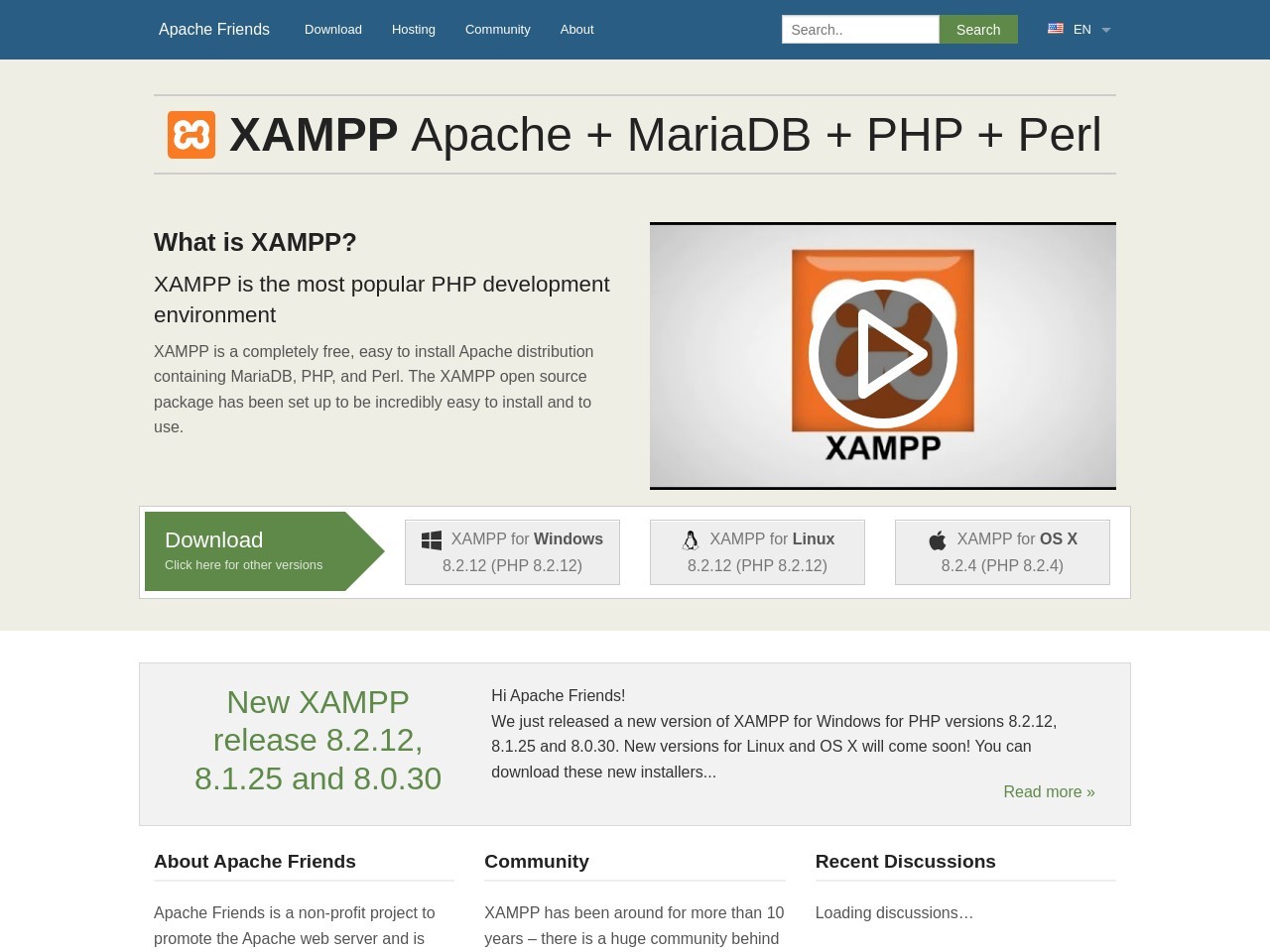 Apachefriends.org 950044cd0d3e4beb0f7a1a97f5d3f1ad