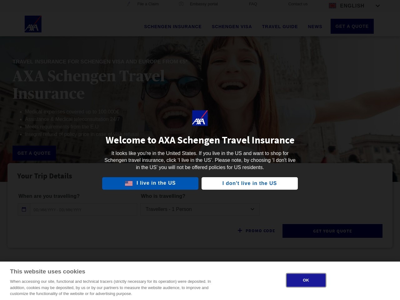 Axa schengen.com b12713b0dee3855205f94087b014f640
