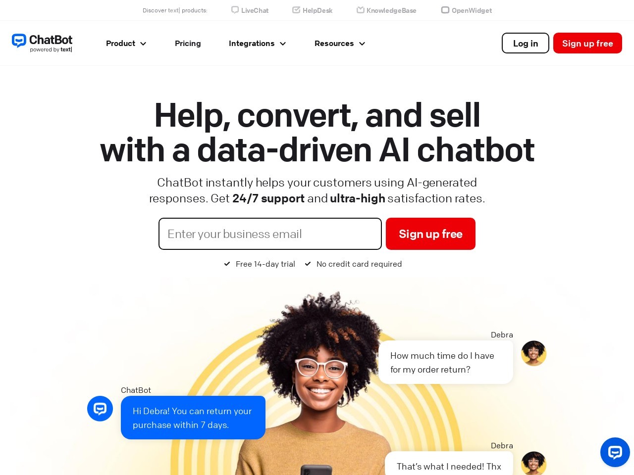 Chatbot.com 11d48d008af43878b477994858827145