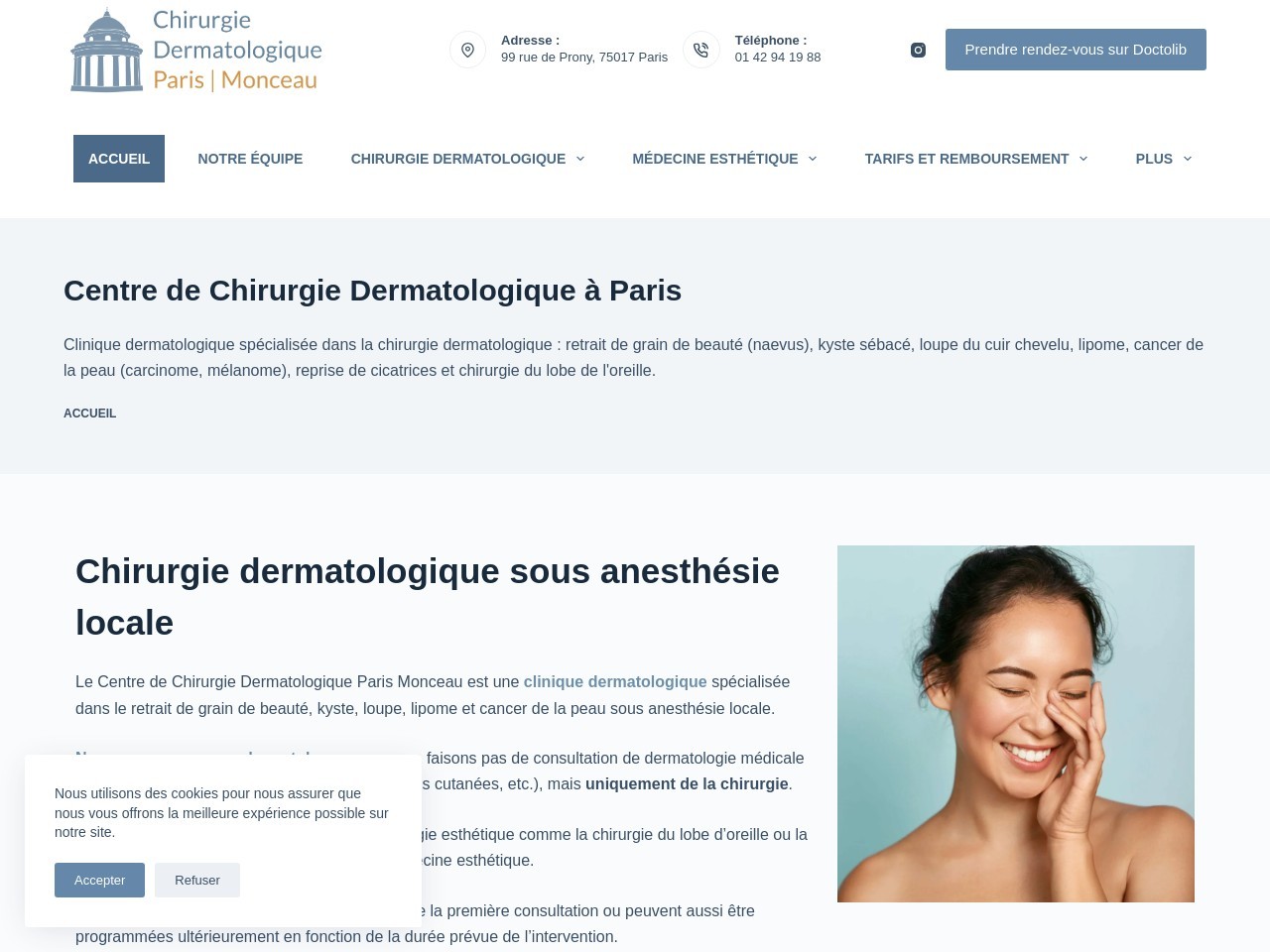 Chirurgie dermatologique monceau.fr c33a2de0c01014d0237c09899dd71036