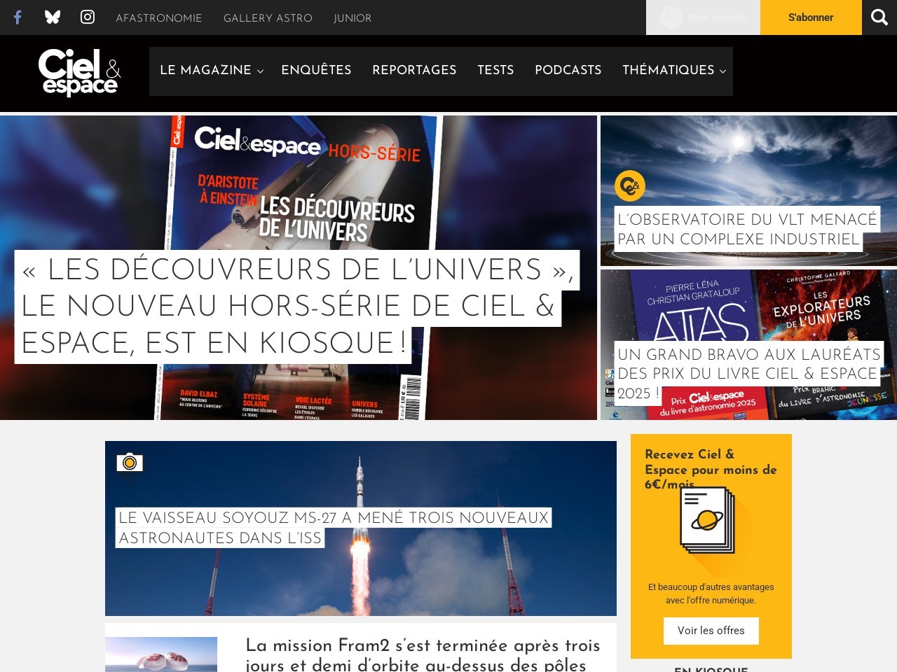 Cieletespace.fr e813419df5de118282a25e9b0e0af91f