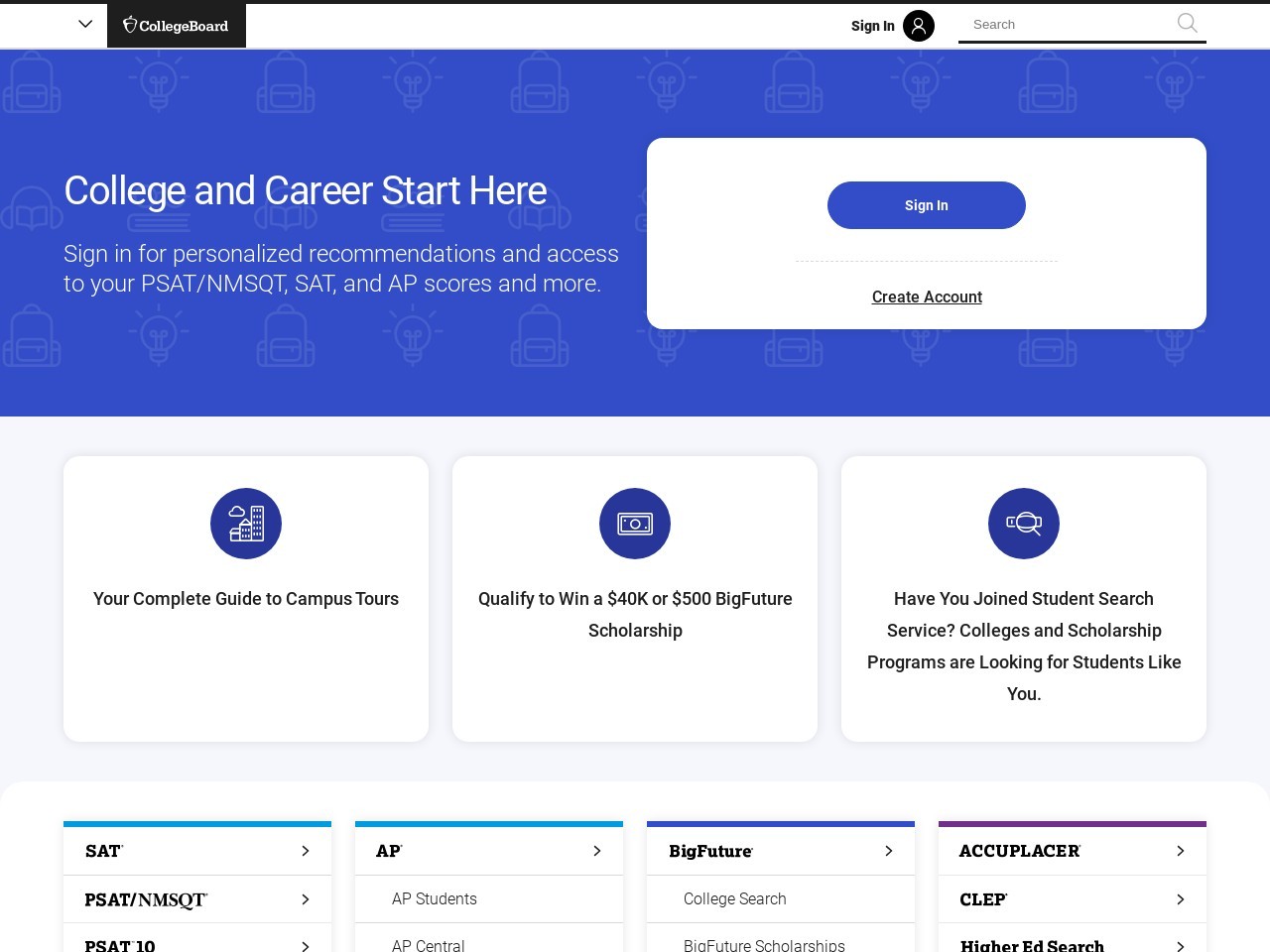 Collegeboard.org b1ea3f3d7b1d348eda8202260b9da70f