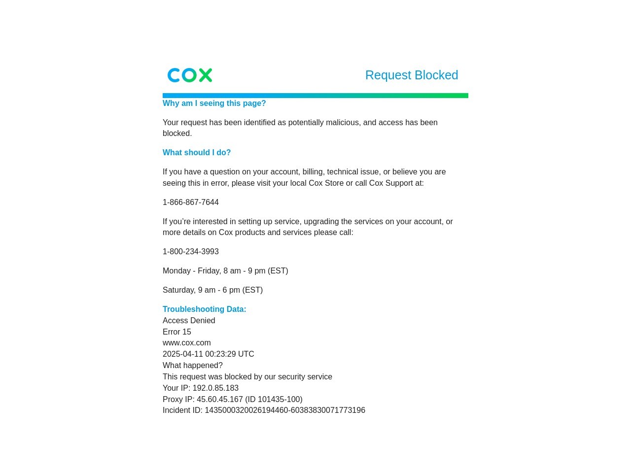 Cox.com 0610fdfce3b139f9f4b6048645a1f464