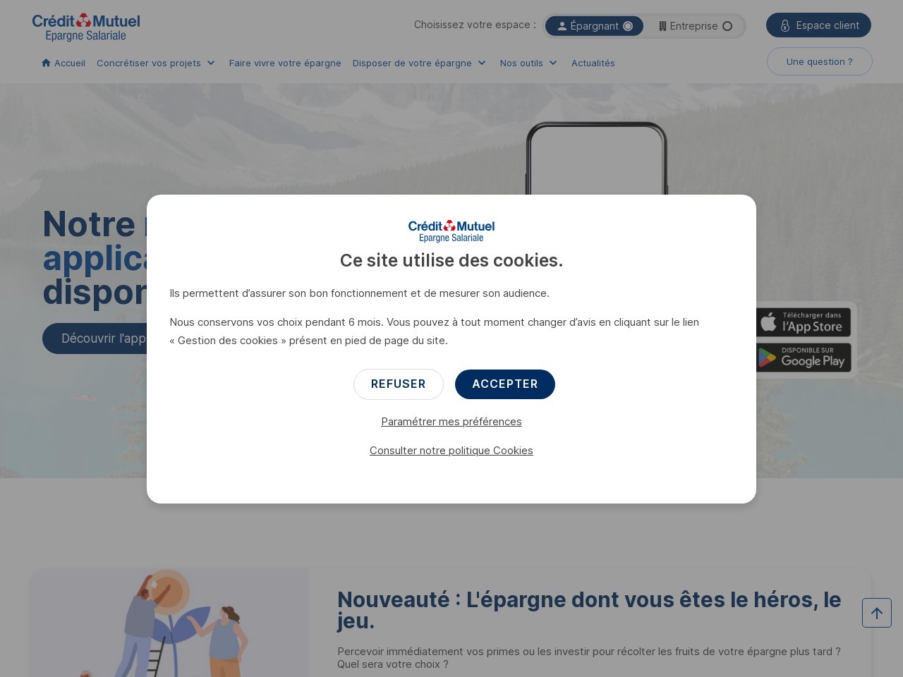 Creditmutuel epargnesalariale.fr 445f007de22afc6cd481b47fa5ca1090