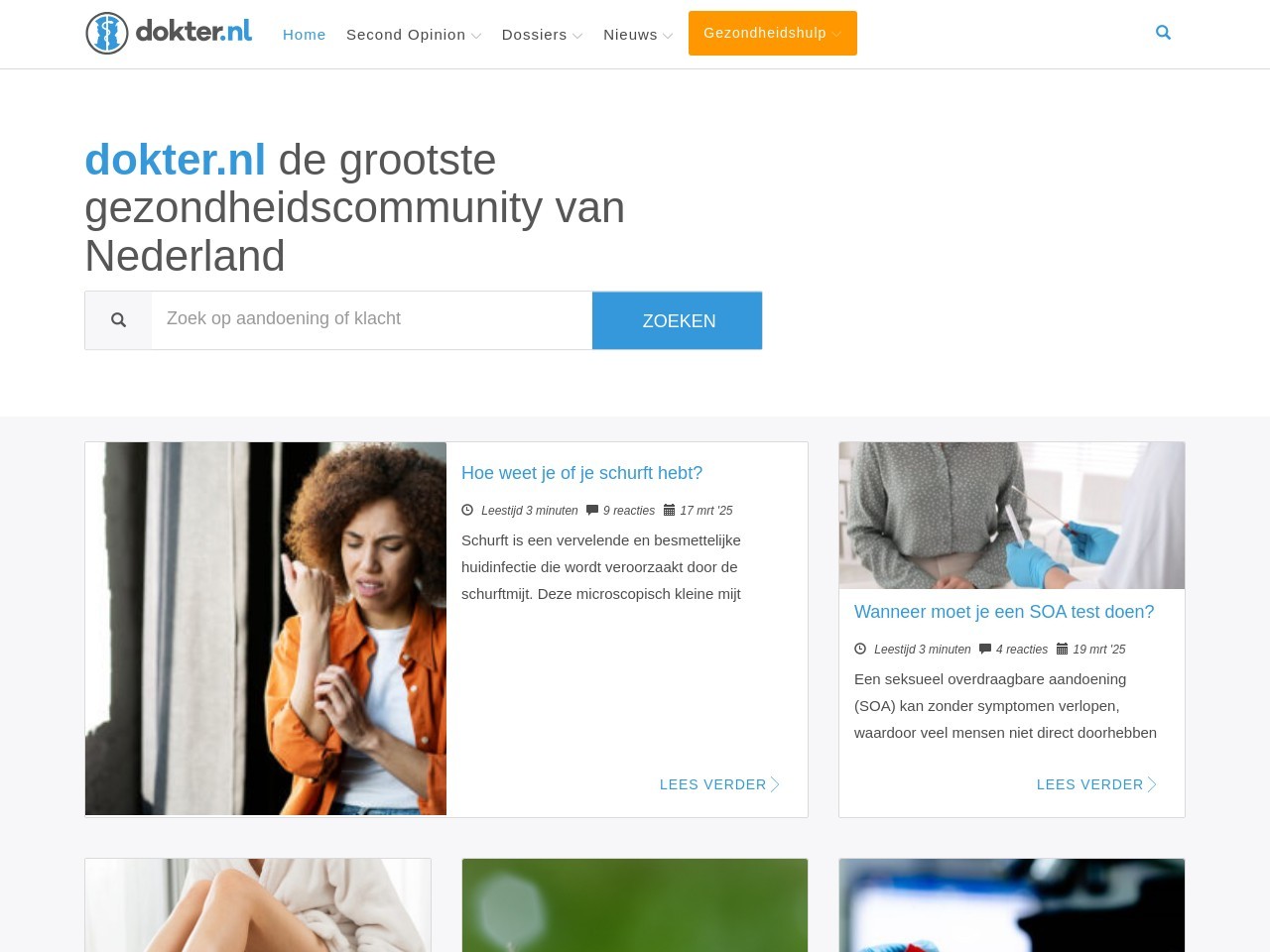 Dokter.nl dbeb53091ab0746c331724c3433db357