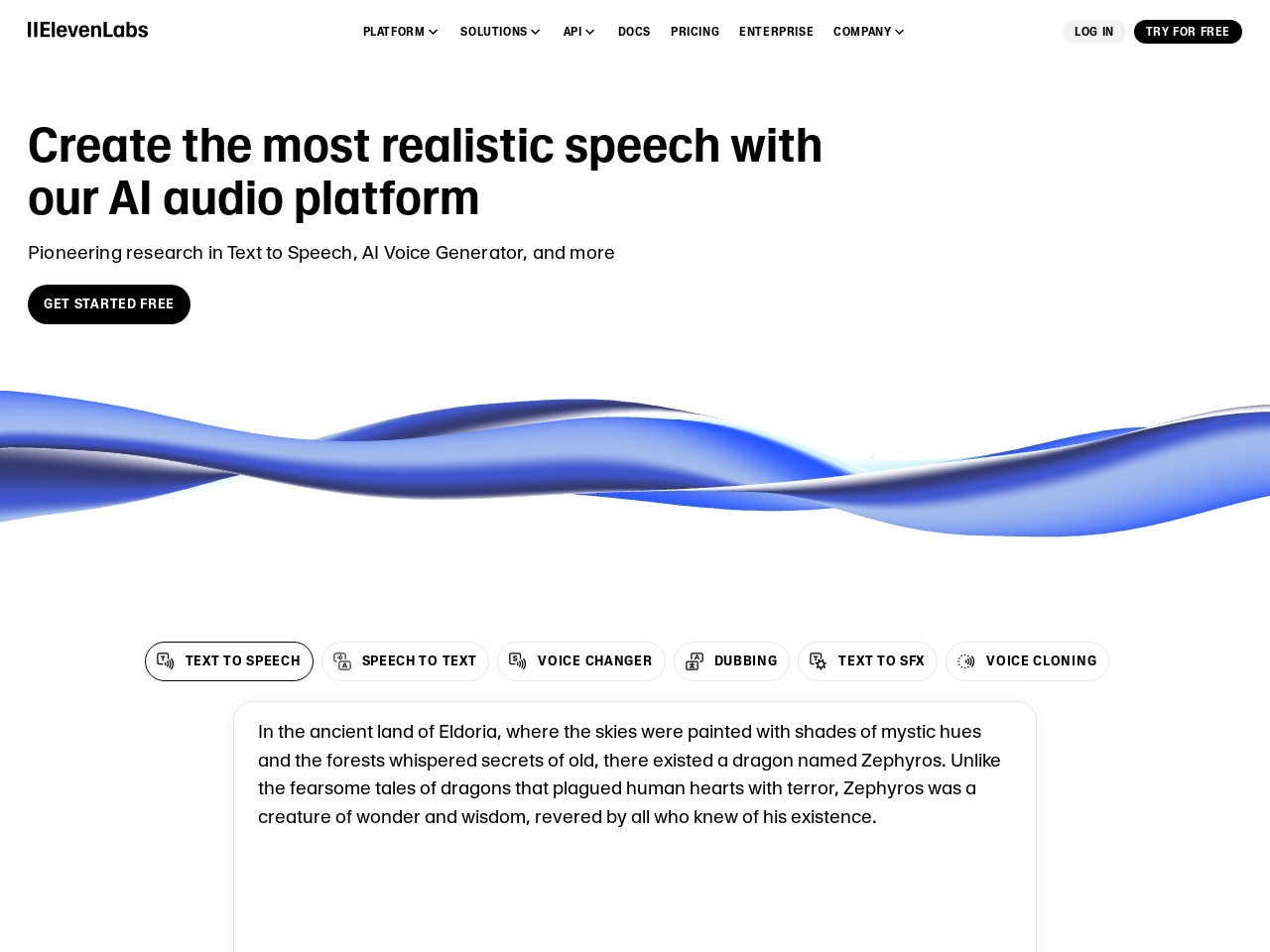 Elevenlabs.io 102a89b50510431997b413af70671717