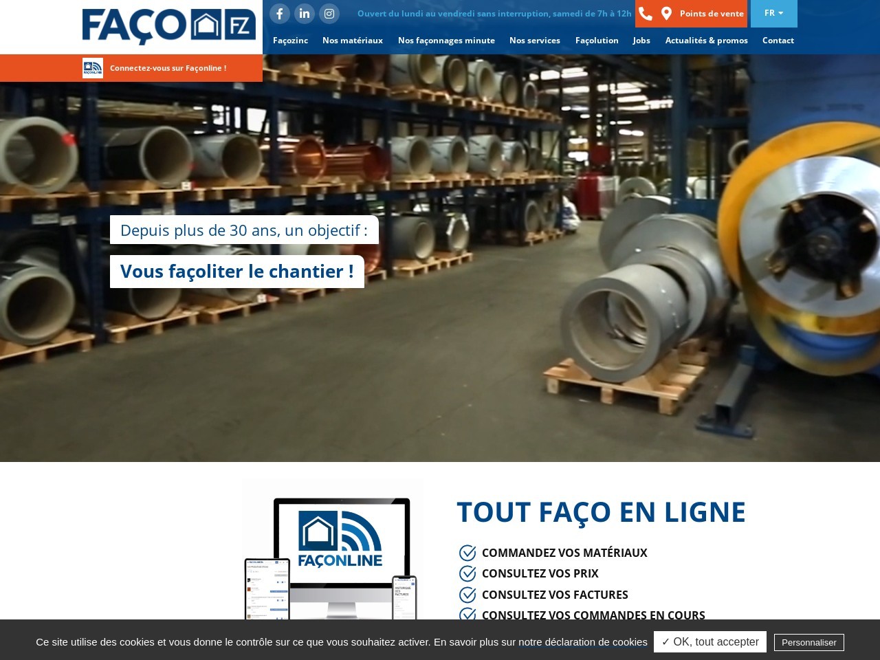 Facozinc.com 0a87f8645a168446f43131e41b43d396
