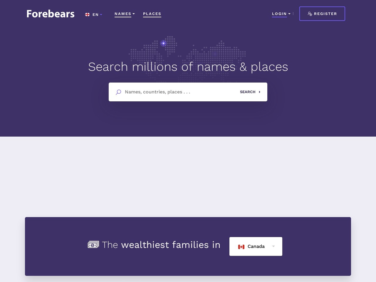 Forebears.io 74a951d4619980f548870eb158ea2a36