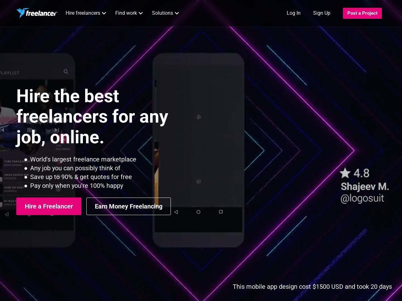 Freelancer.com 401f34e58928b268500e3e2e2156f71d