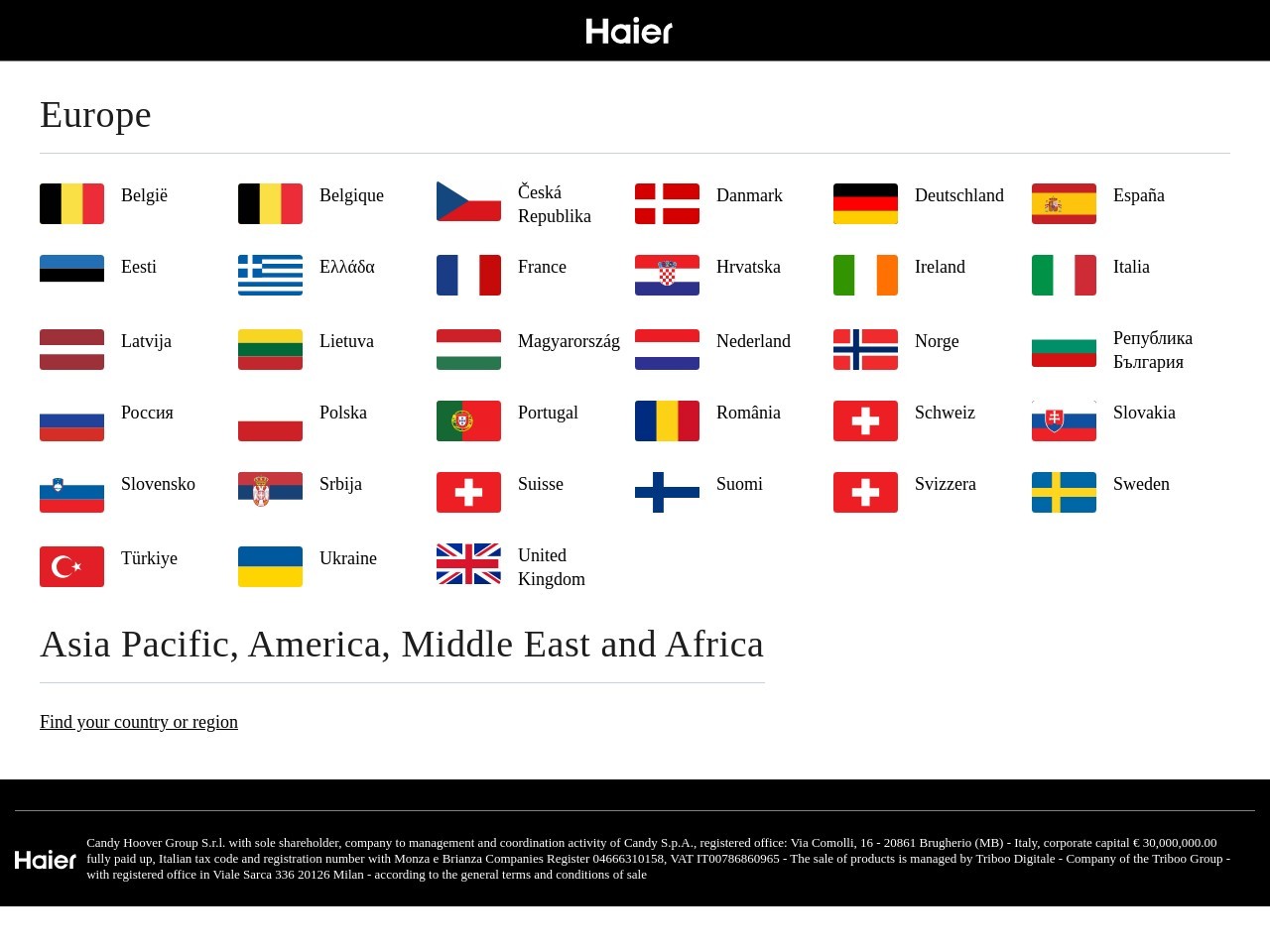 Haier europe.com 951827be865587b5514d47b599960c27