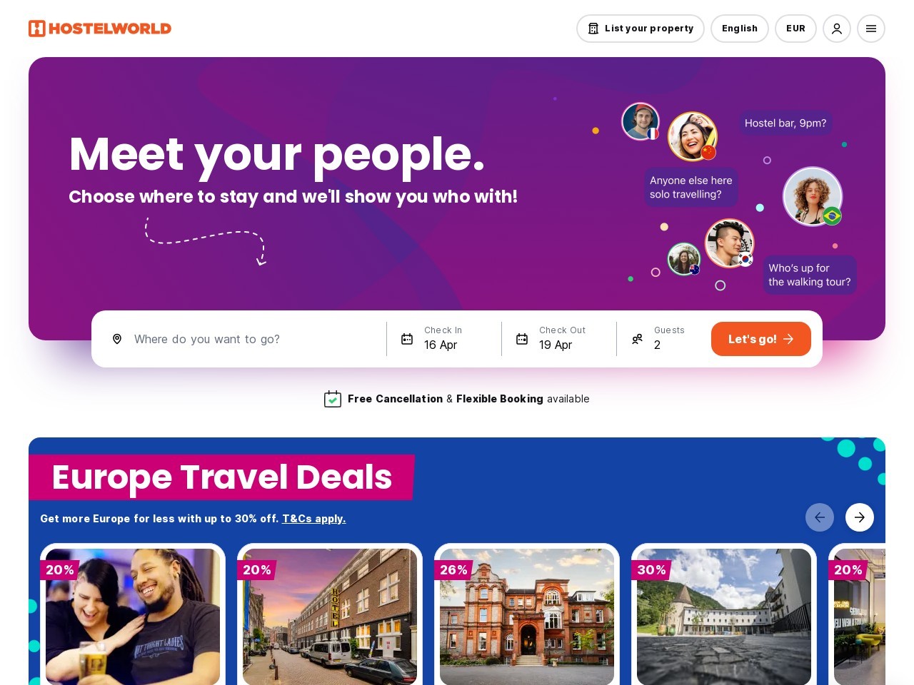 Hostelworld.com e8a943176bc59b94bc5bbf43f4b99ebb