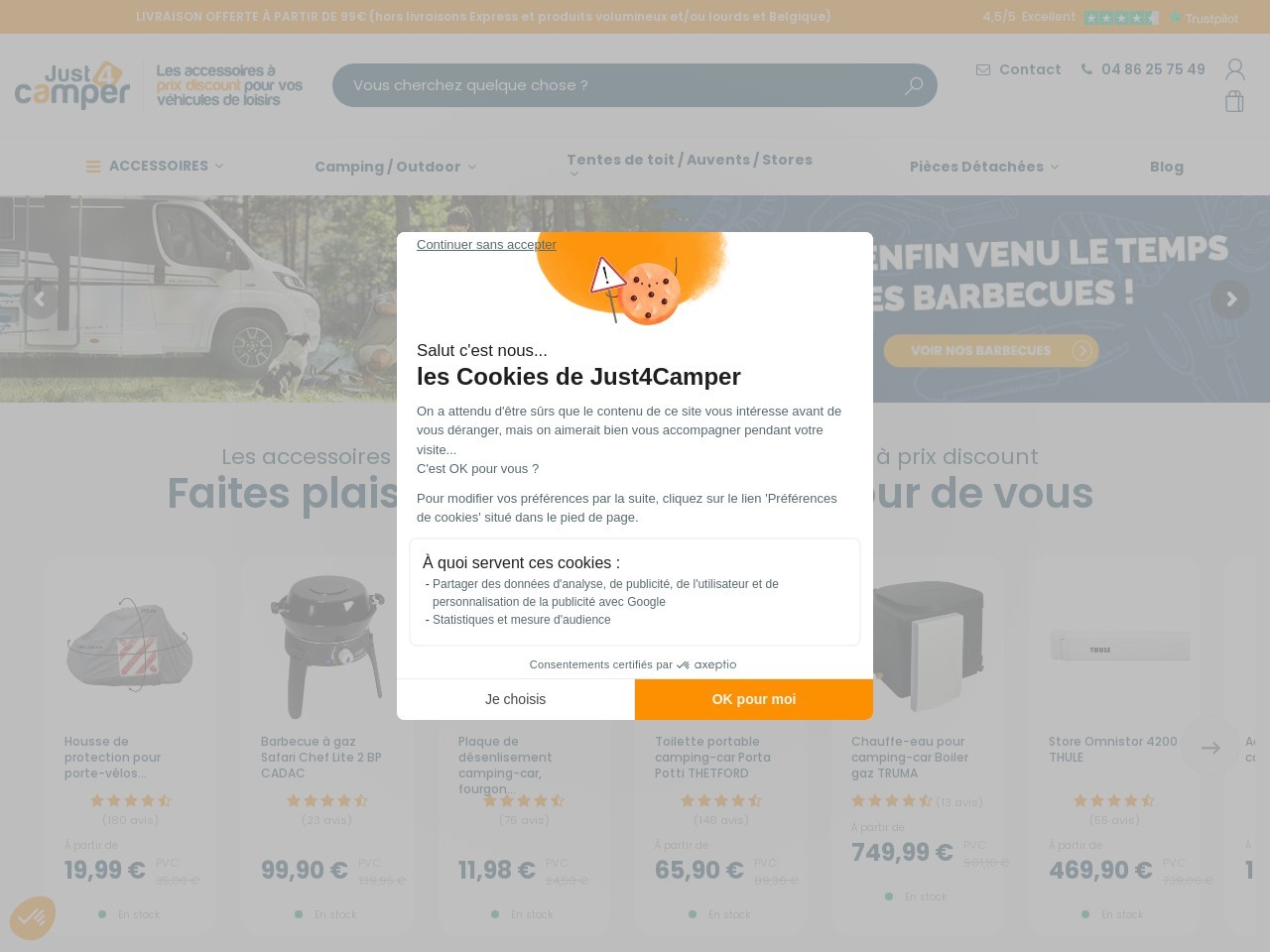 Just4camper.fr 204433e8682b95f16746da760cf17457