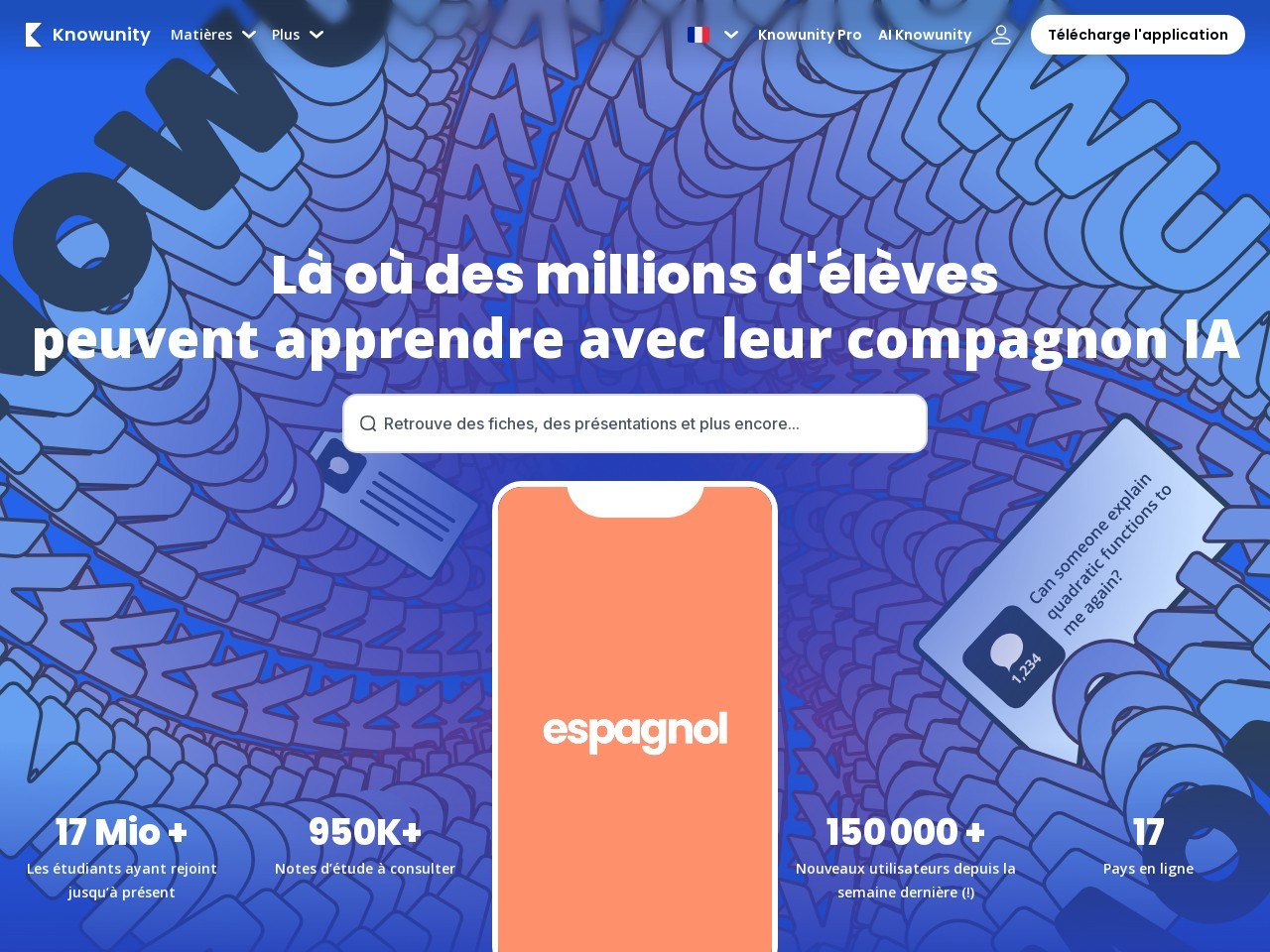 Knowunity.fr 19f5b3e3c2a6312fd4afc5a886621ca4