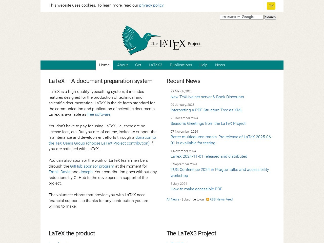 Latex project.org ff815a2d88e99f7c11feaca347de8e69