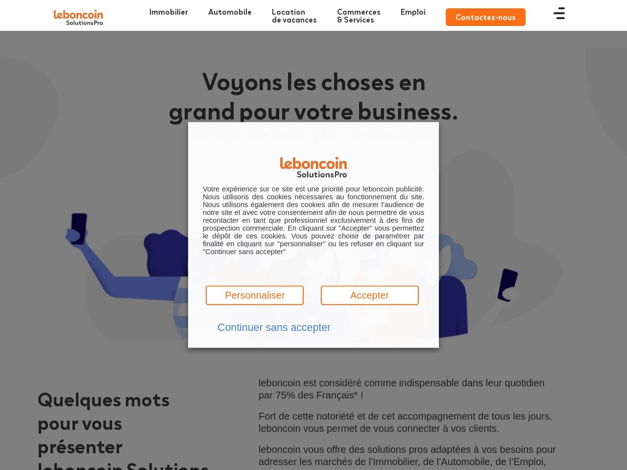 Leboncoinsolutionspro.fr a418dc8ff0125f67e032595004cc7d27