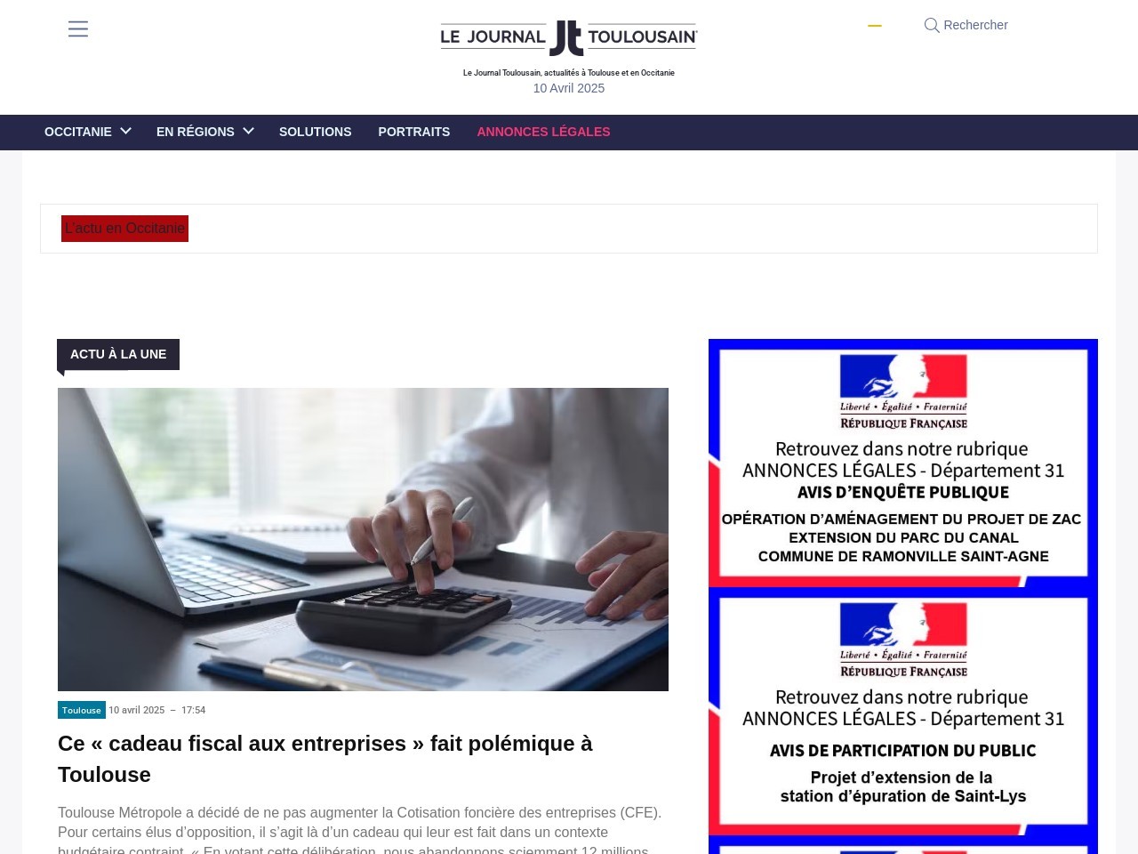 Lejournaltoulousain.fr 9648cbc036ef8081c9b44f69066bbaa4