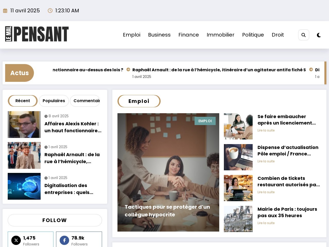 Lemalpensant.fr de8fefb1670cff5d4dc234612099caec