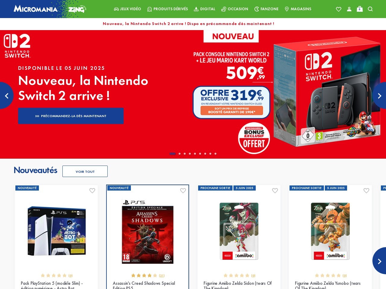 Micromania.fr a5c8f4b8818cf7482ad94caba678da06