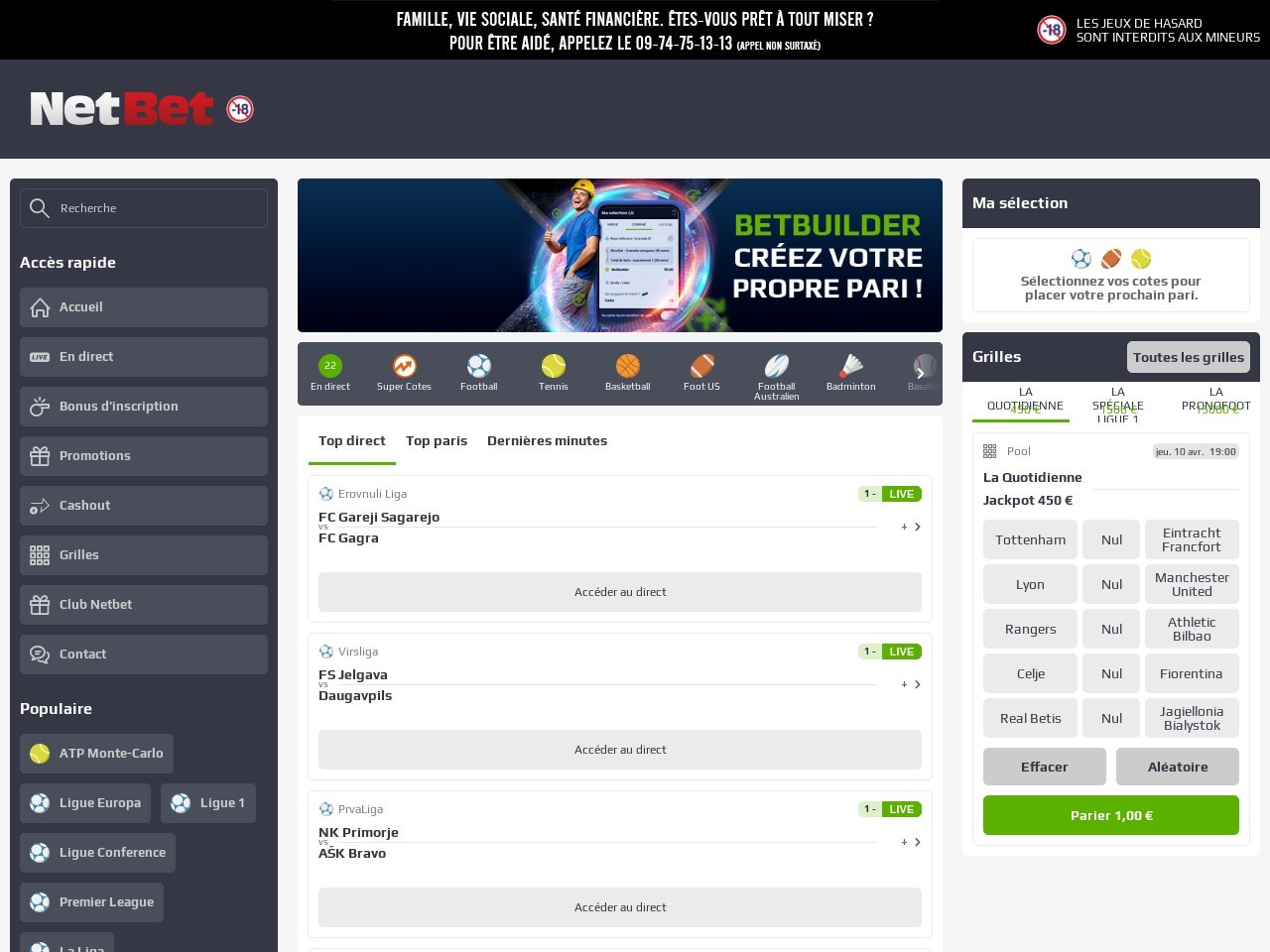 Netbet.fr 6da9e71a231e22cb3d4049c392dfd033