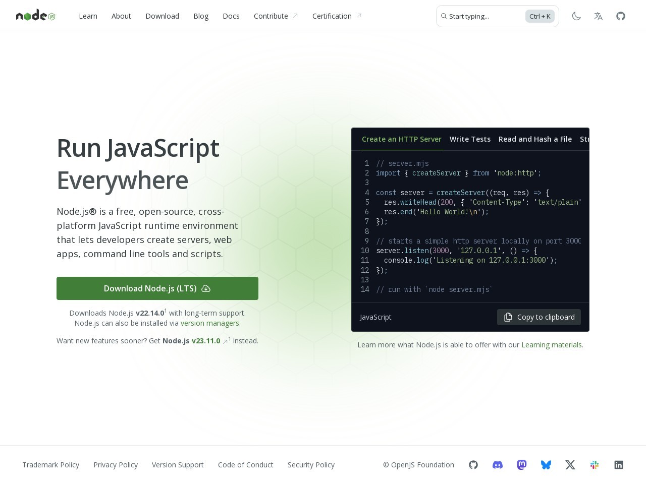 Nodejs.org d17ff08099cd1dde9f09ef0e80bcb683