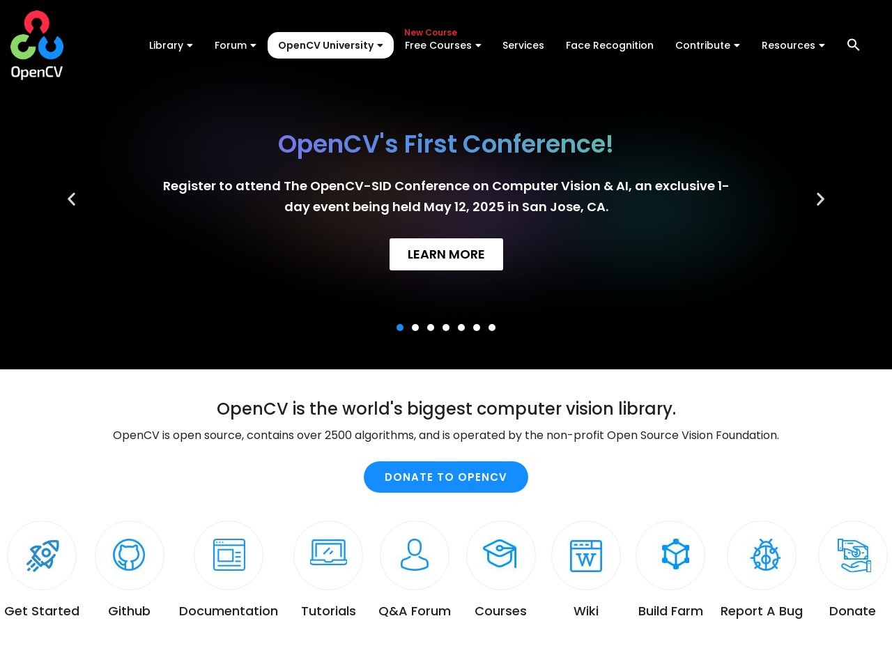 Opencv.org ebefadffe2c8aad0b49bb521c5a3ff3b