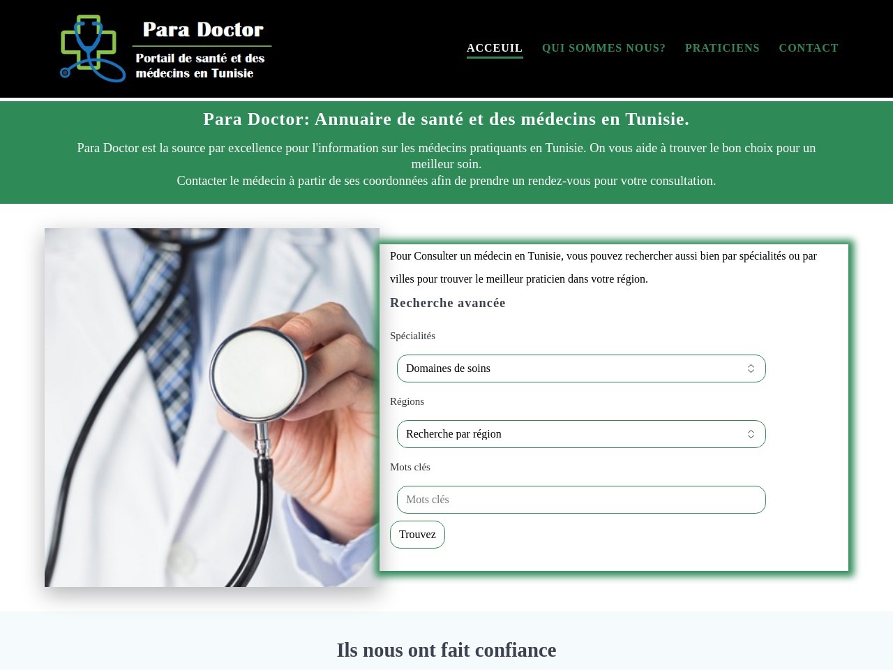 Para doctor.tn 37496597e9ebb146b32dfe5e610303ec