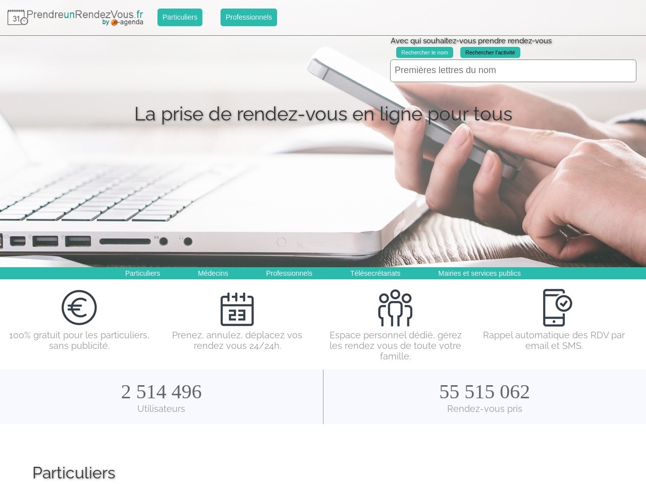 Prendreunrendezvous.fr decf69bcfd9cd8700d587ab408b506d6