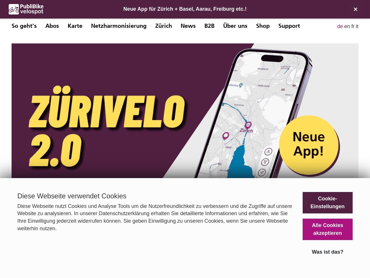 Publibike.ch d58bb9352bfdbe327059a85f29547206