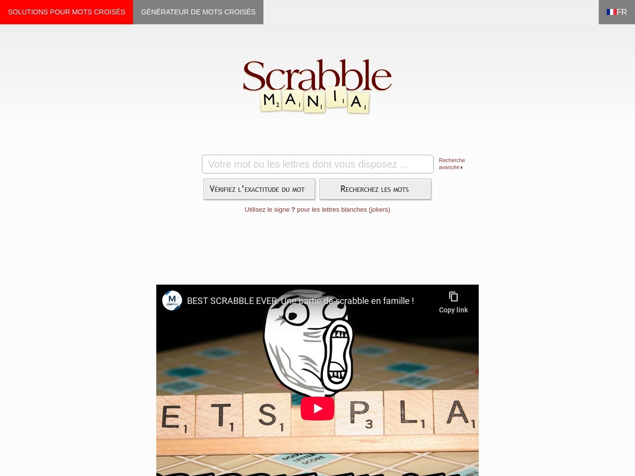 Scrabblemania.fr e3908fee608600a56bcaf519d426f9dd