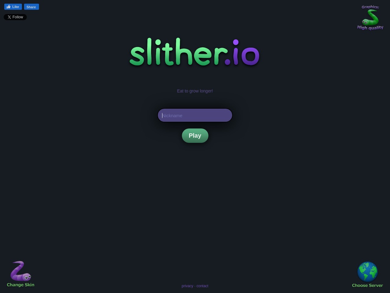 Slither.io f26b7c397a1e3c122a8030430f38dfdf
