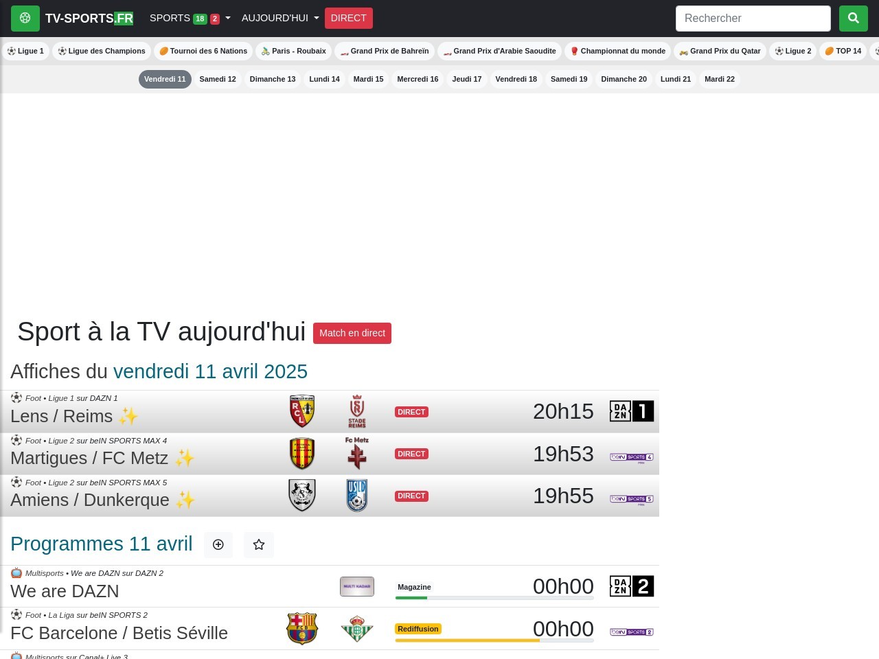 Tv sports.fr 5876352fd089d7123b3fda3bcc2ba01c