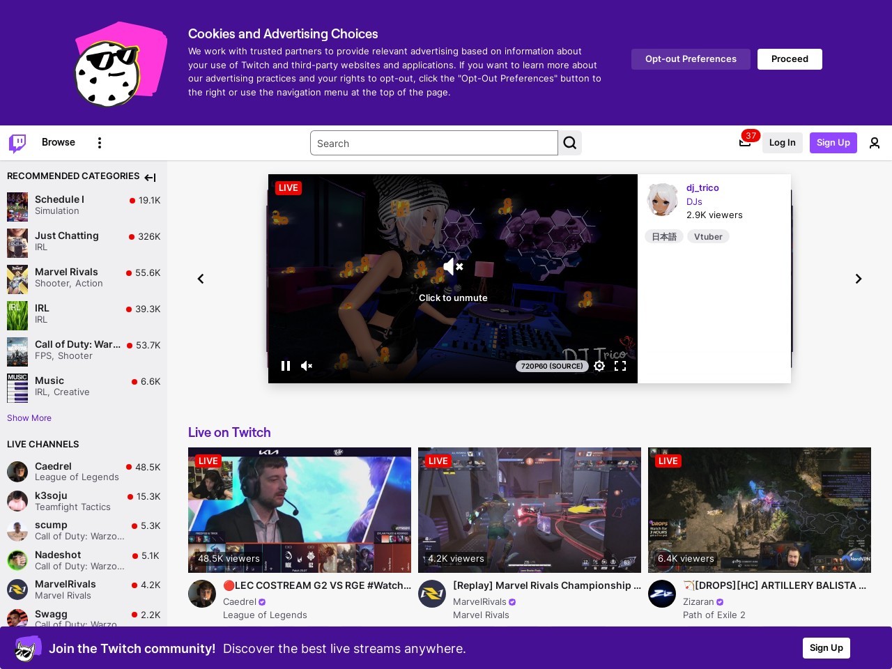 Twitch.tv 14e6712c58d6ea5c2a9bcdcab0945e93