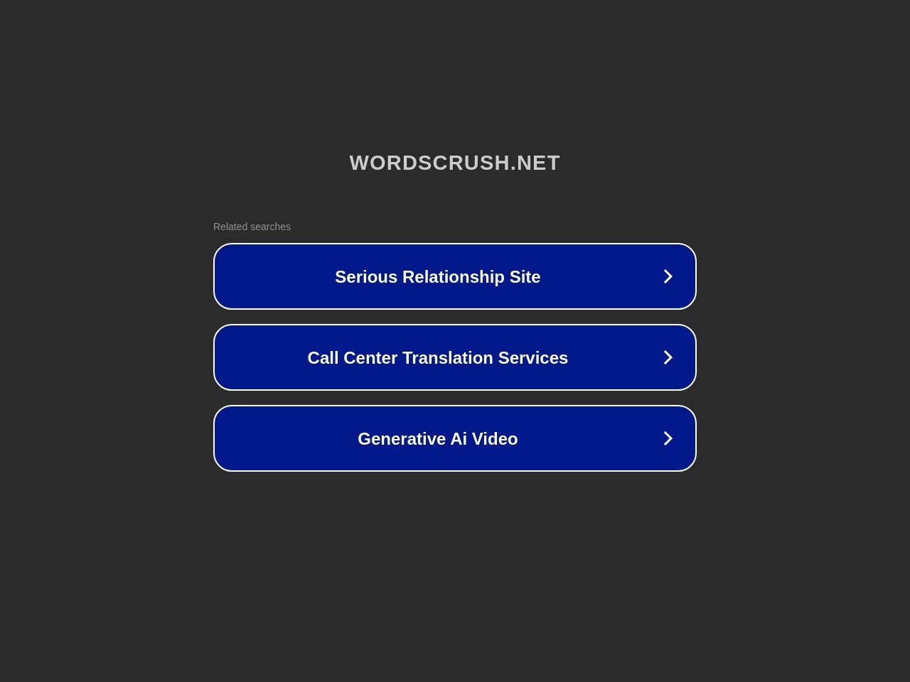 Wordscrush.net a87d19e0bc12ffccb15da2a3d5235961