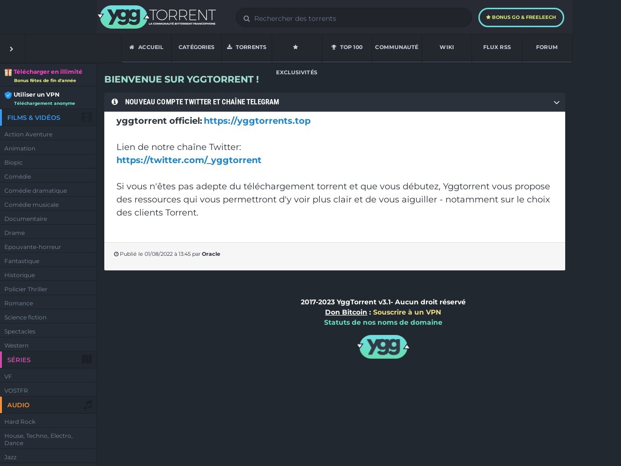 Yggtorrentsupport b41bc291f9caceea3fcc22ea70879343