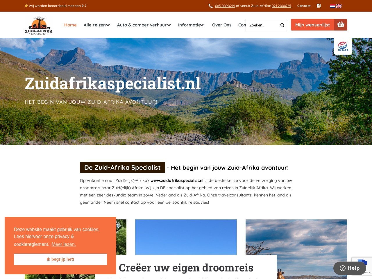 Zuidafrikaspecialist.nl 4601b0e972c8454448ee7980d7668f97